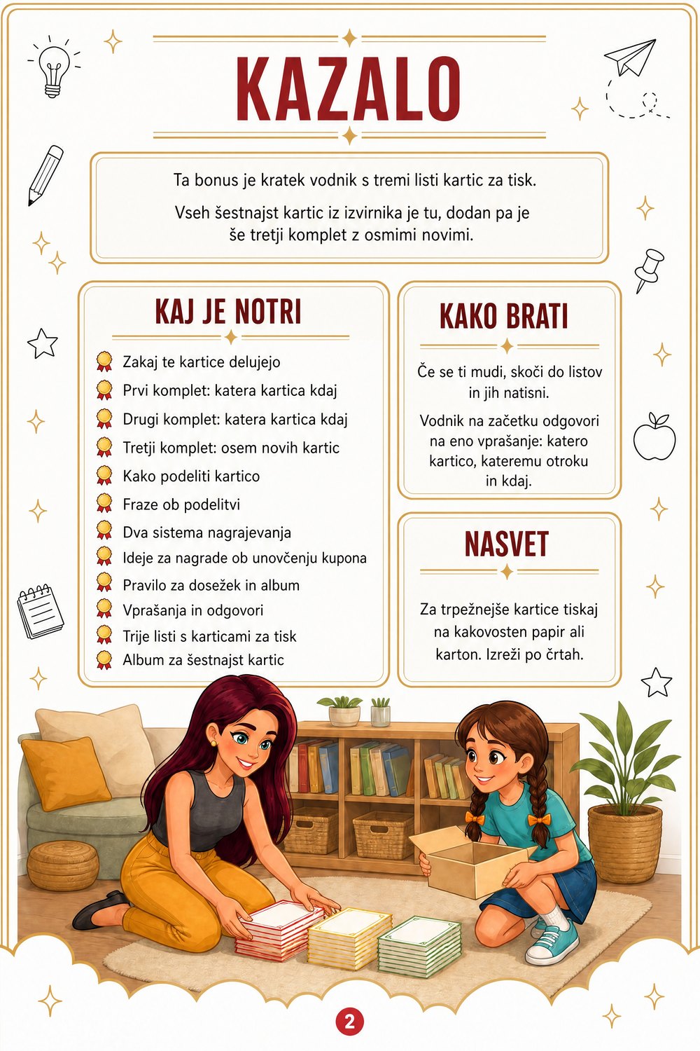 Kartice za nagrajevanje — stran 2