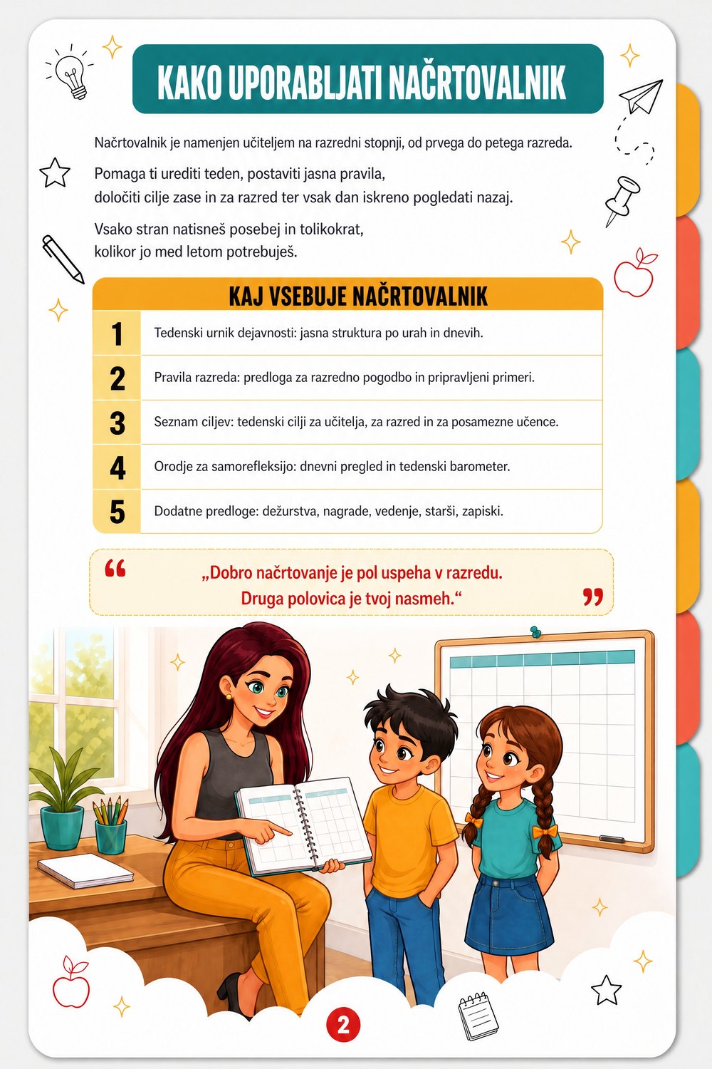 Tedenski načrtovalnik — stran 2