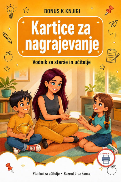 Kartice za nagrajevanje — naslovnica