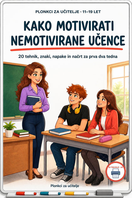 Kako motivirati nemotivirane učence — naslovnica